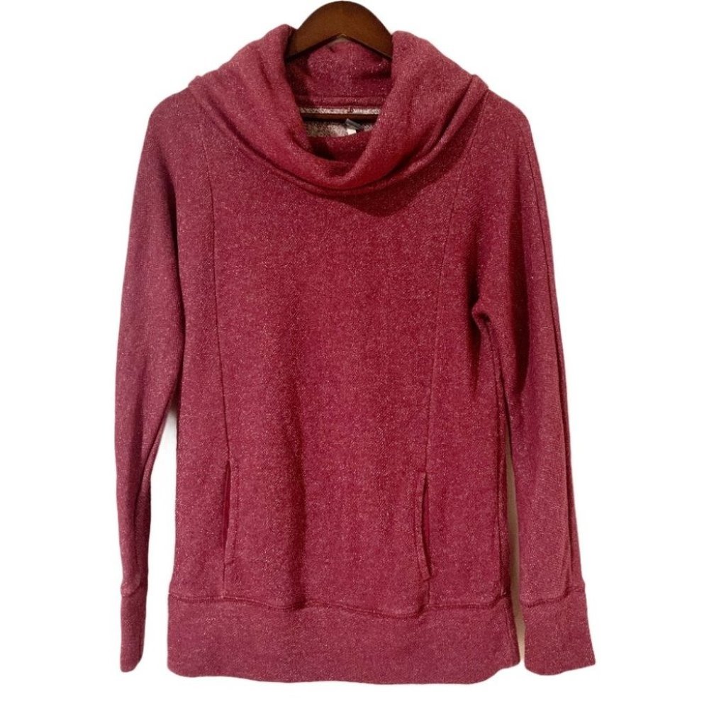 Aerie Long Purple Cowl Neck Sweater!